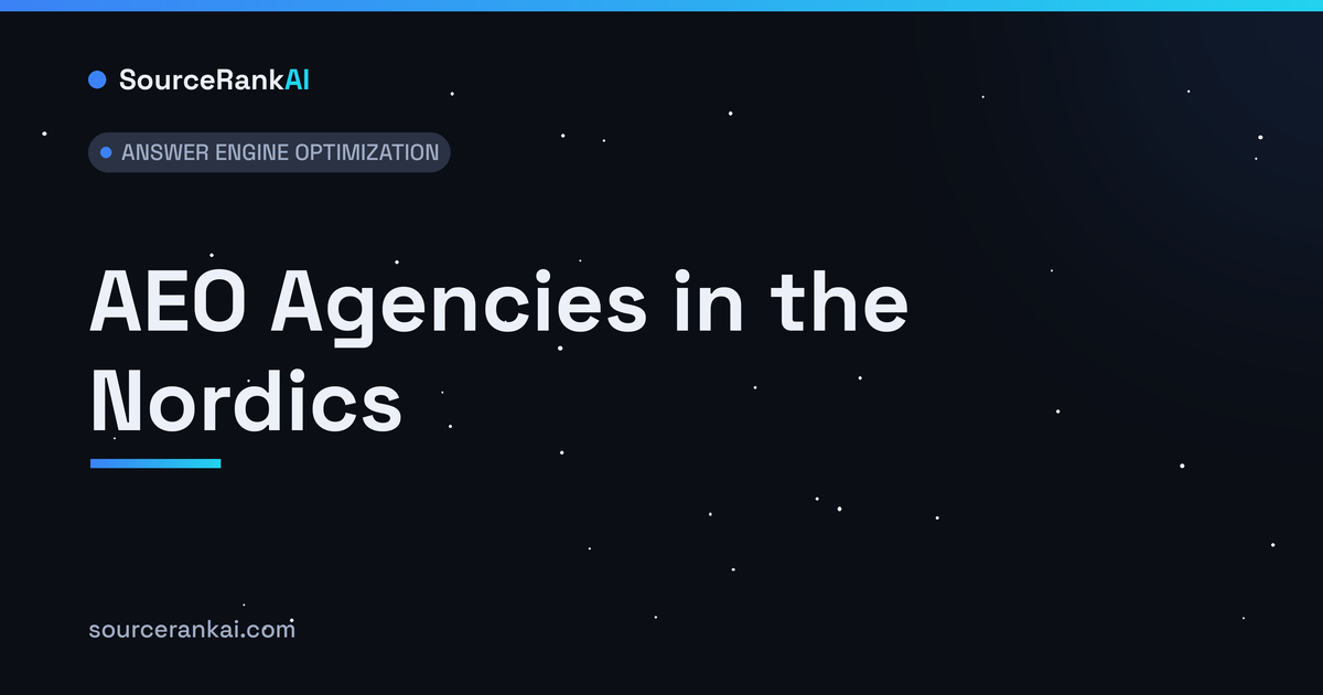 AEO Agencies in the Nordics: The 8 Best for 2026