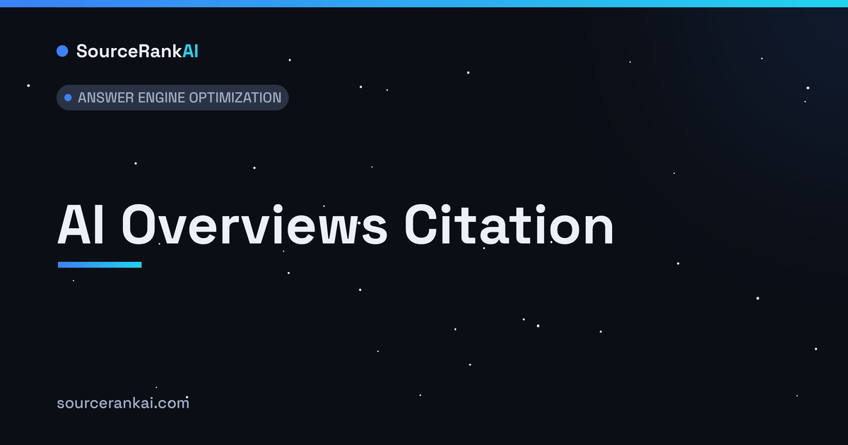 AI Overviews Citation: Why #1 Rankings Aren't Enough