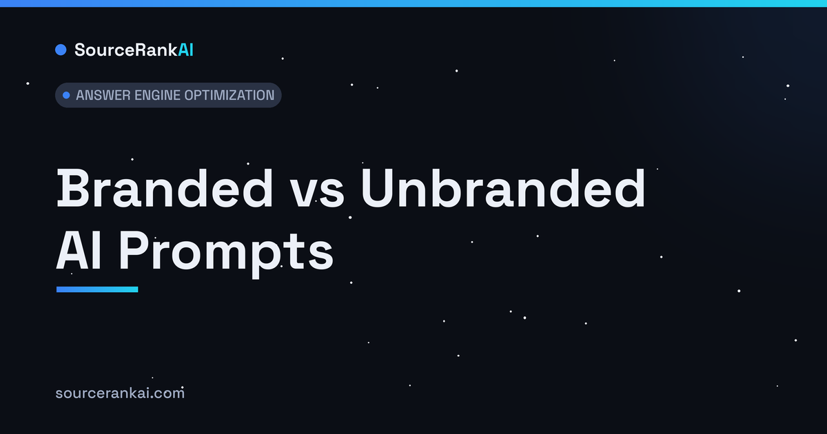 Branded vs Unbranded AI Prompts: Which to Track First