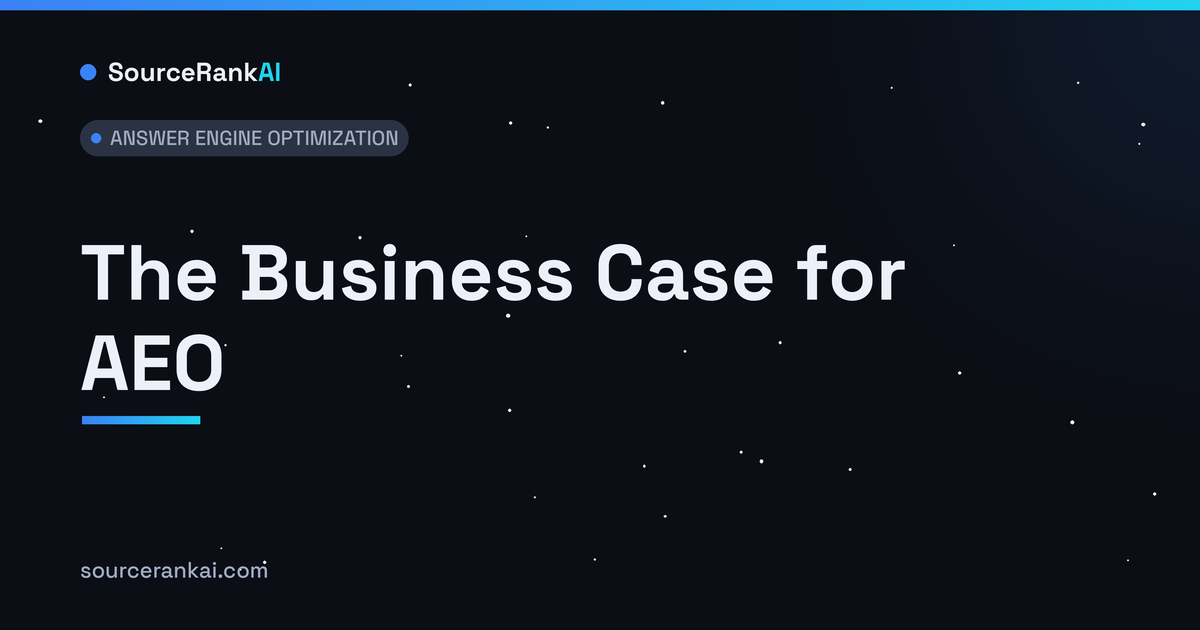 The Business Case for AEO: A B2B Budget Playbook