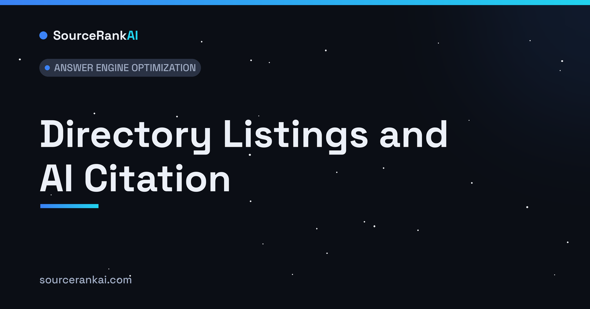 Directory Listings and AI Citation: Why Industry Matters