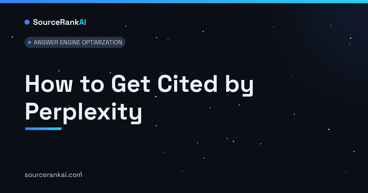 How to Get Cited by Perplexity: A B2B AEO Playbook