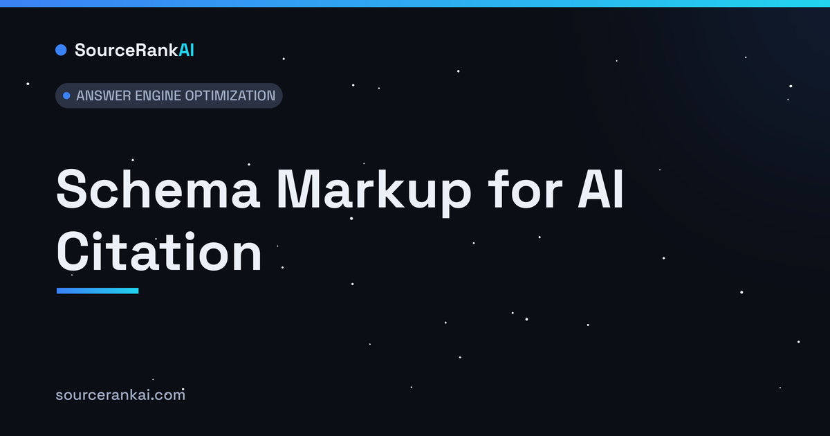 Schema Markup for AI Citation: Complete Guide